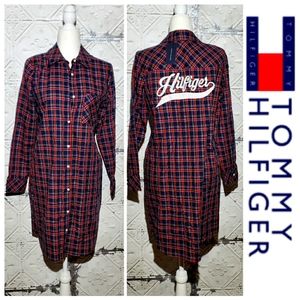 TOMMY HILFIGER Women's Flannel Dress long sleeve